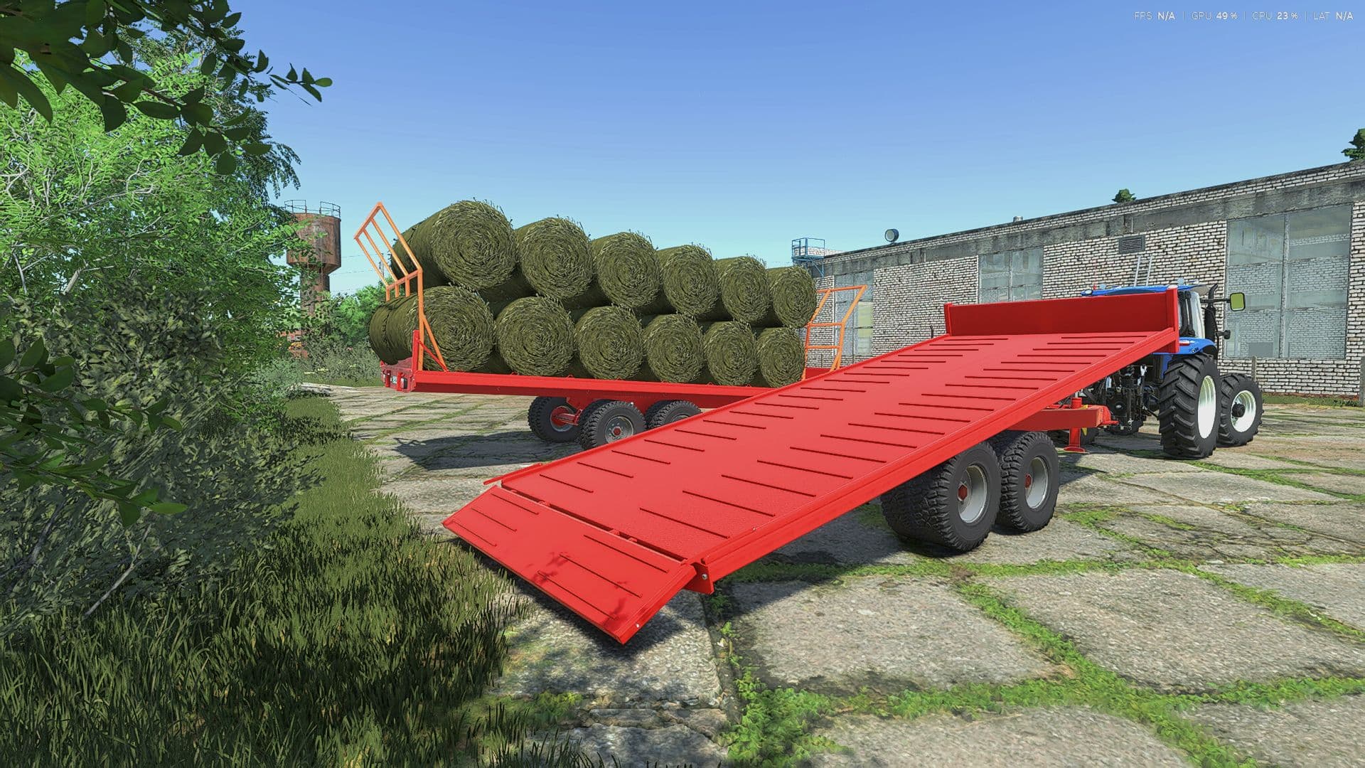 OMP tilt flatbed trailer 3