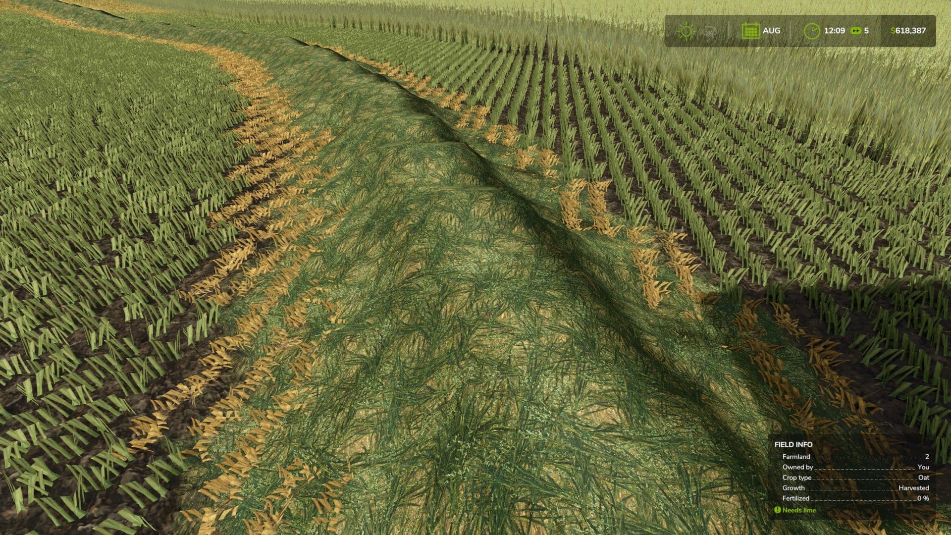 Oaten Hay Textures (Prefab) 3