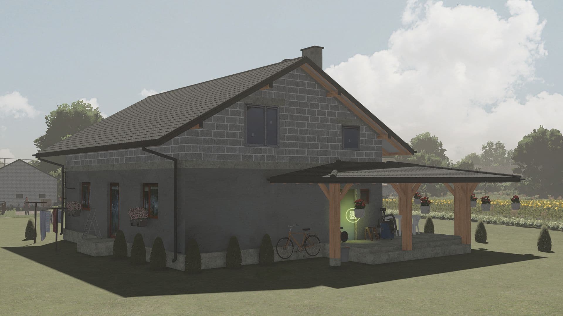Old and New House