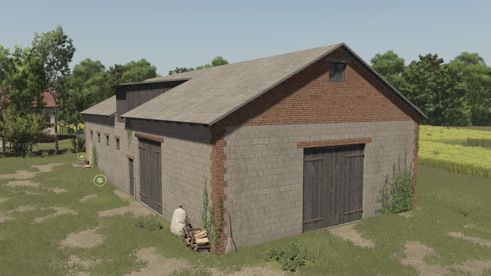 Polish Cowshed With Pasture