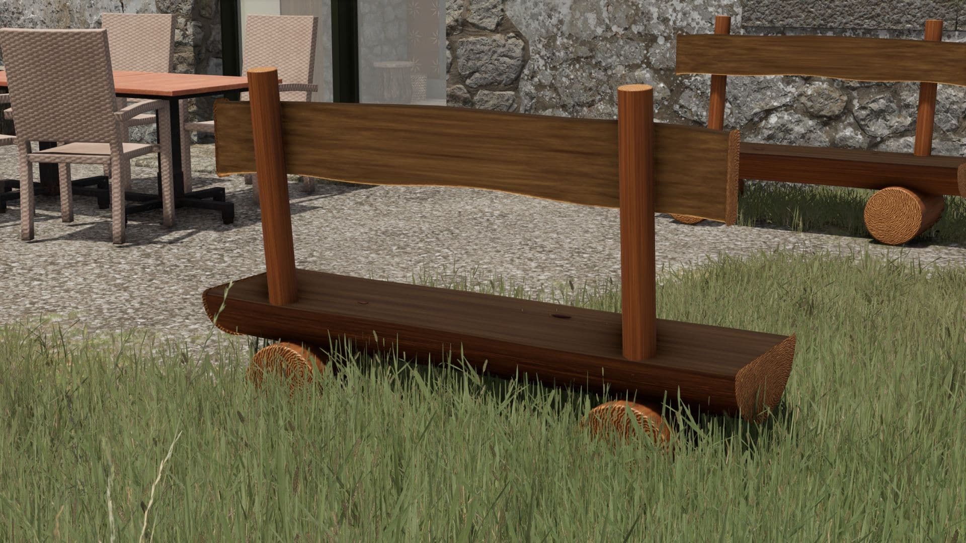 Rustic Bench 3
