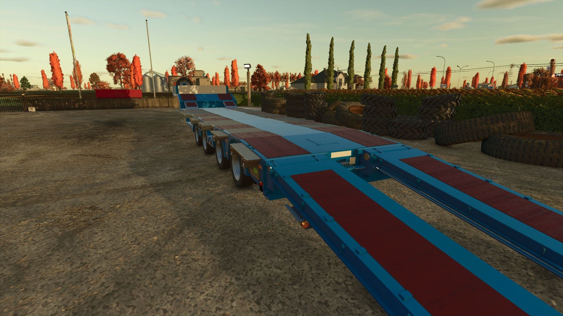 Silver 4 Axes Lowloader 4