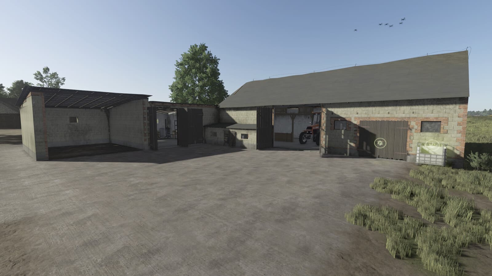 Small Pigsty With Barn