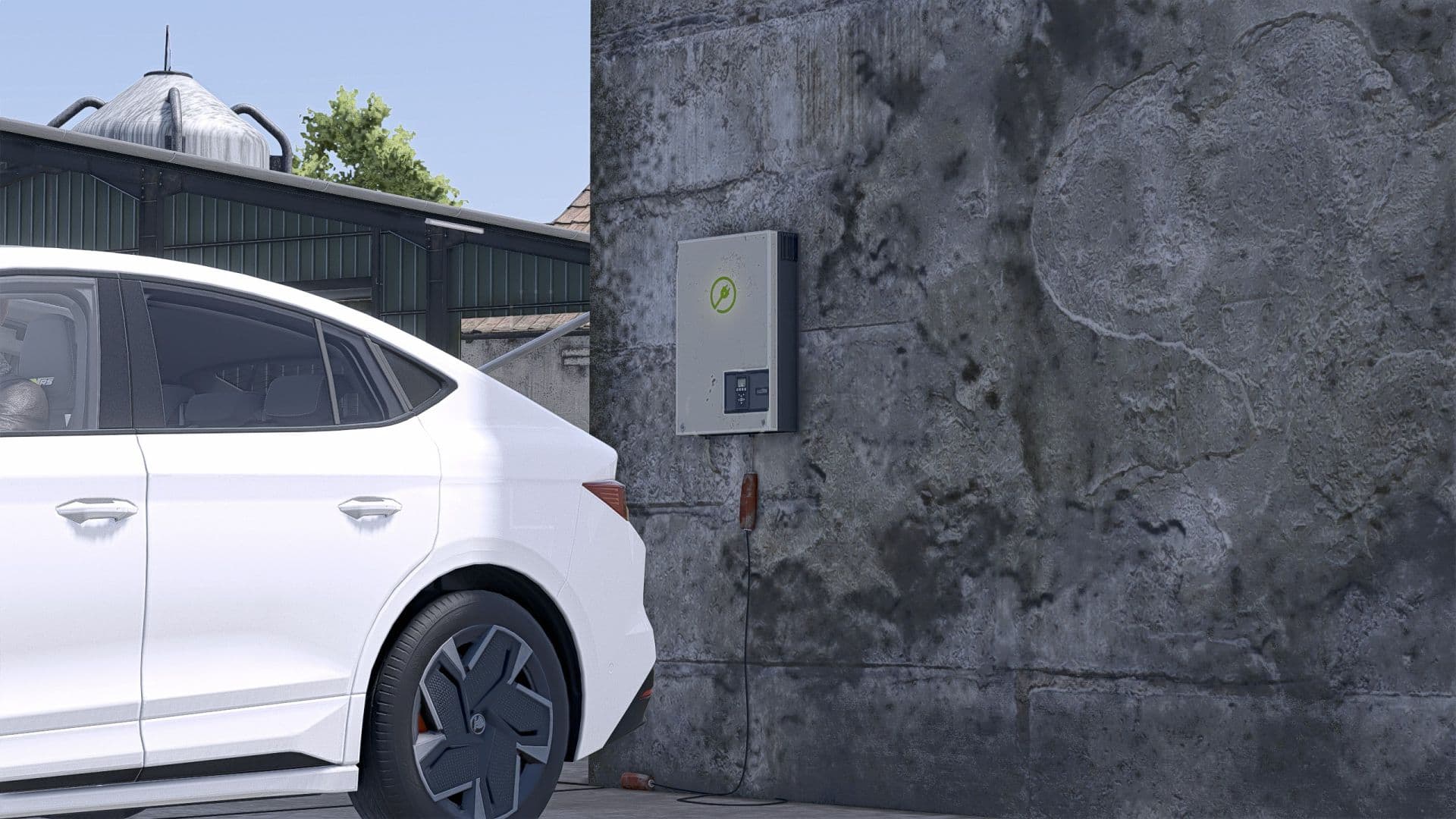 Small e-charging station 5