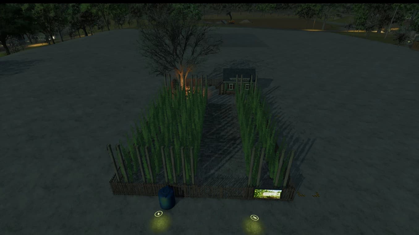 Small hop plantation 3
