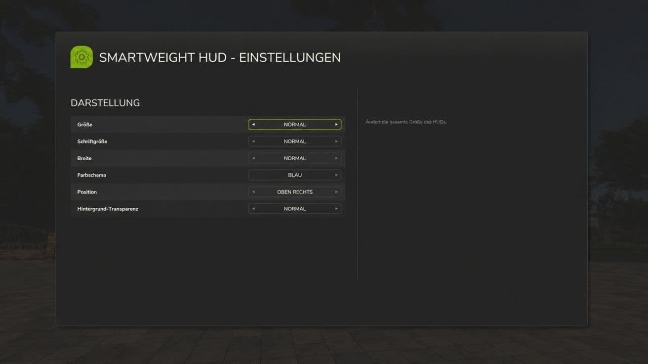 Smart Weight HUD