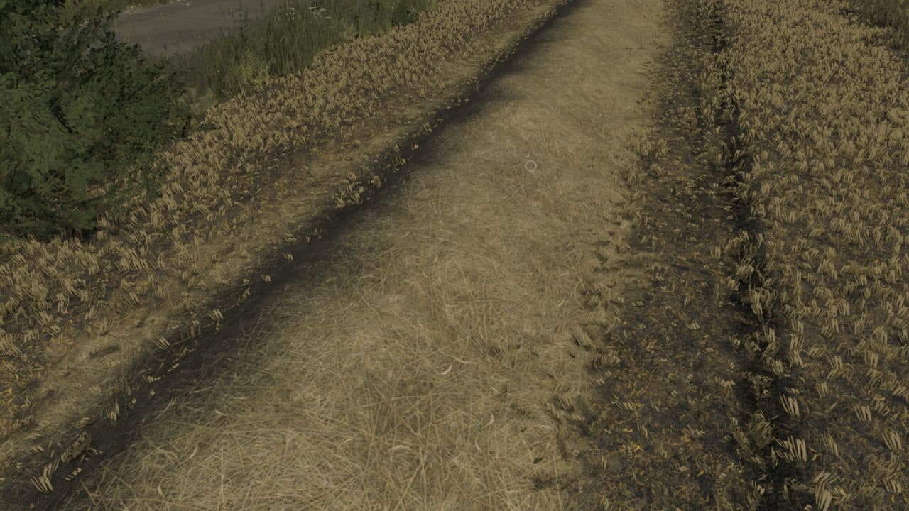 Straw and stubble texture