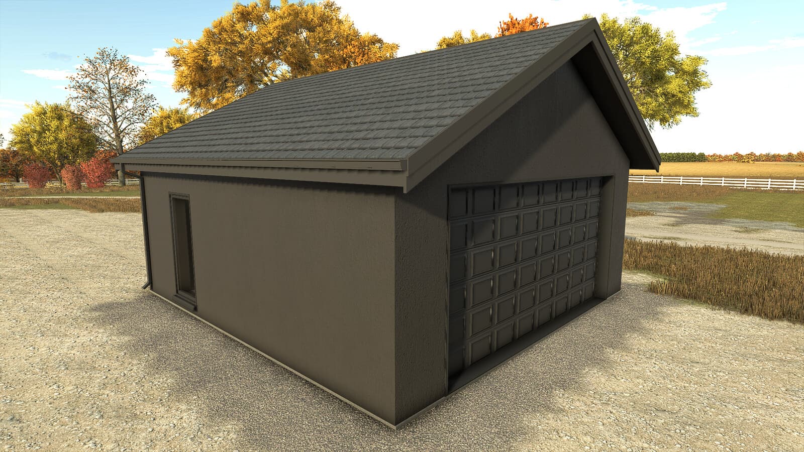 Two Car Garage 3