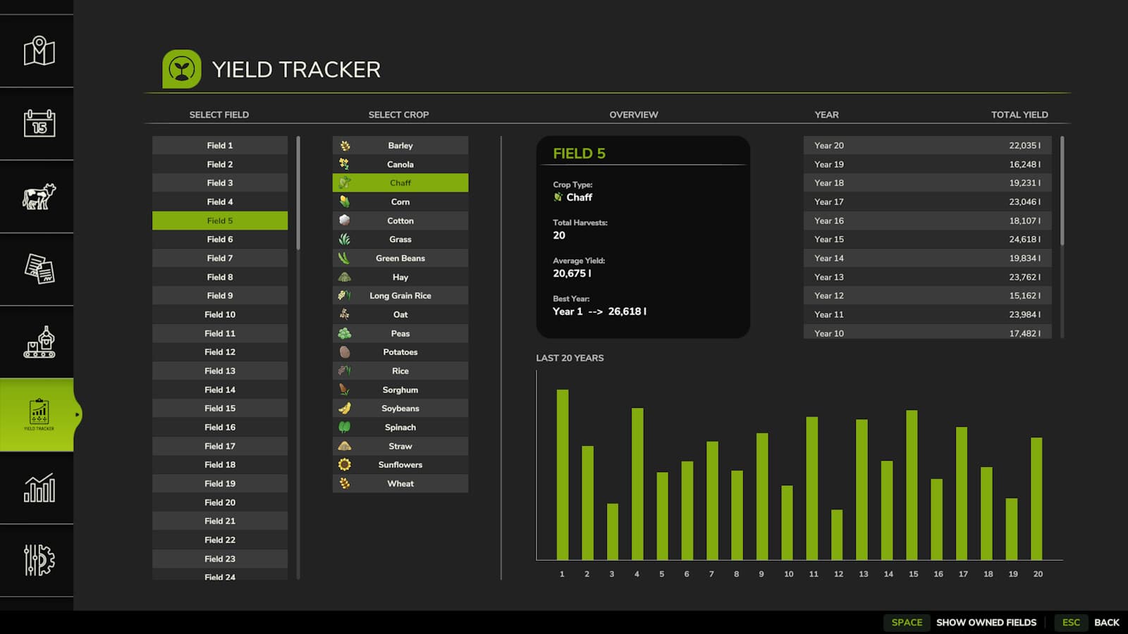 Yield Tracker 3