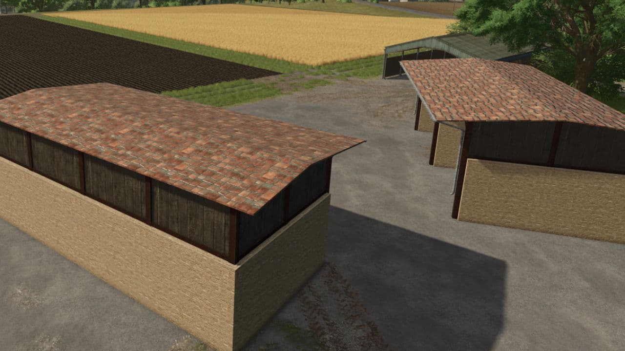 Brick and wood shed 2