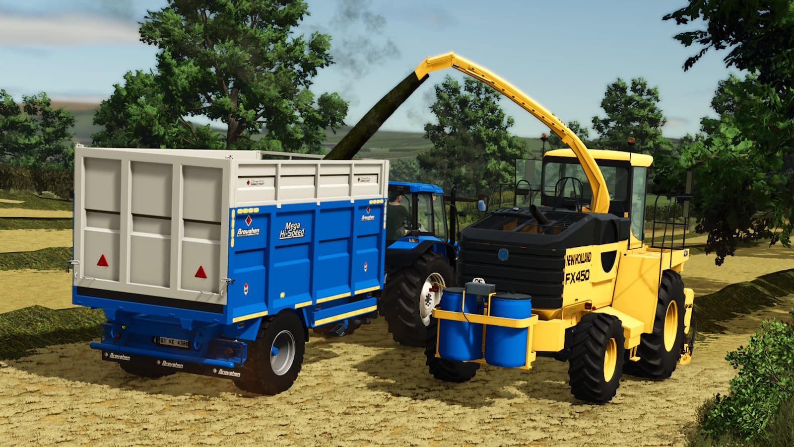 Broughan 1 Axle Grain / Silage Trailer 5