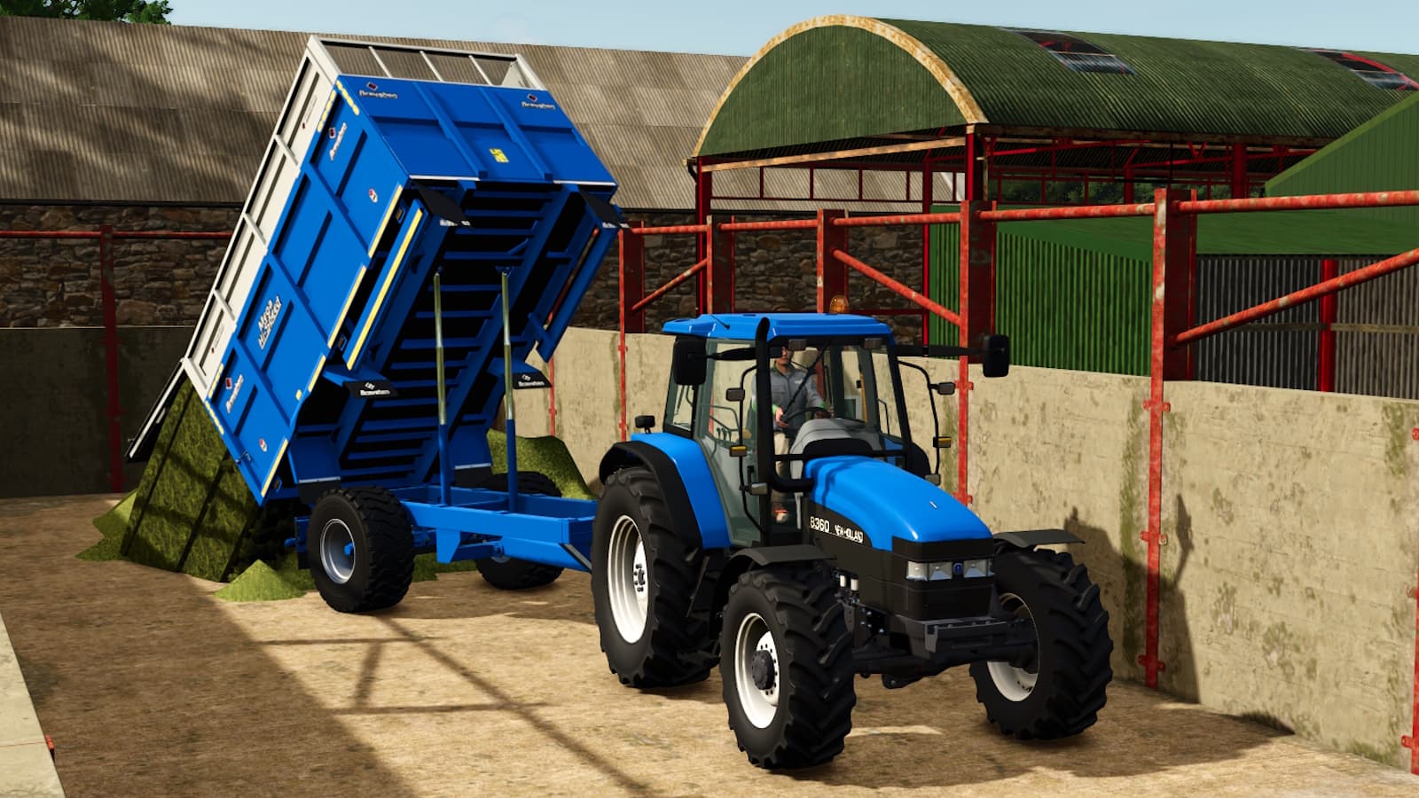 Broughan 1 Axle Grain / Silage Trailer 4
