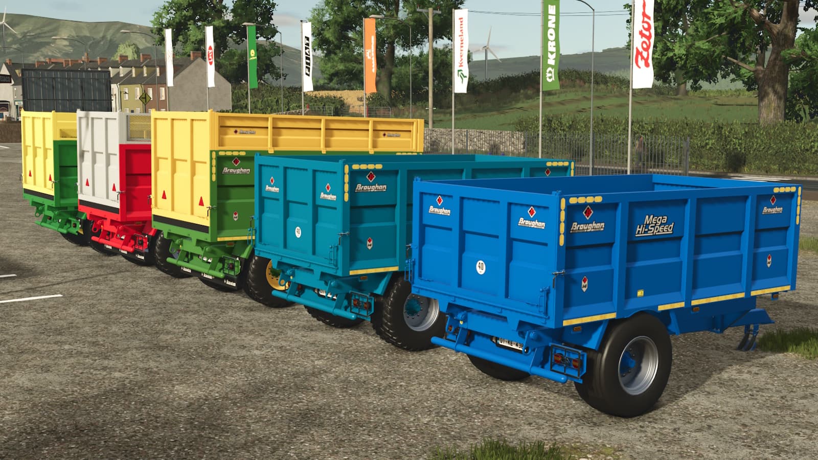 Broughan 1 Axle Grain / Silage Trailer 3