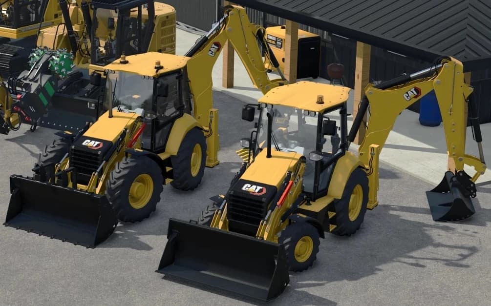 Cat backhoe Pack 2