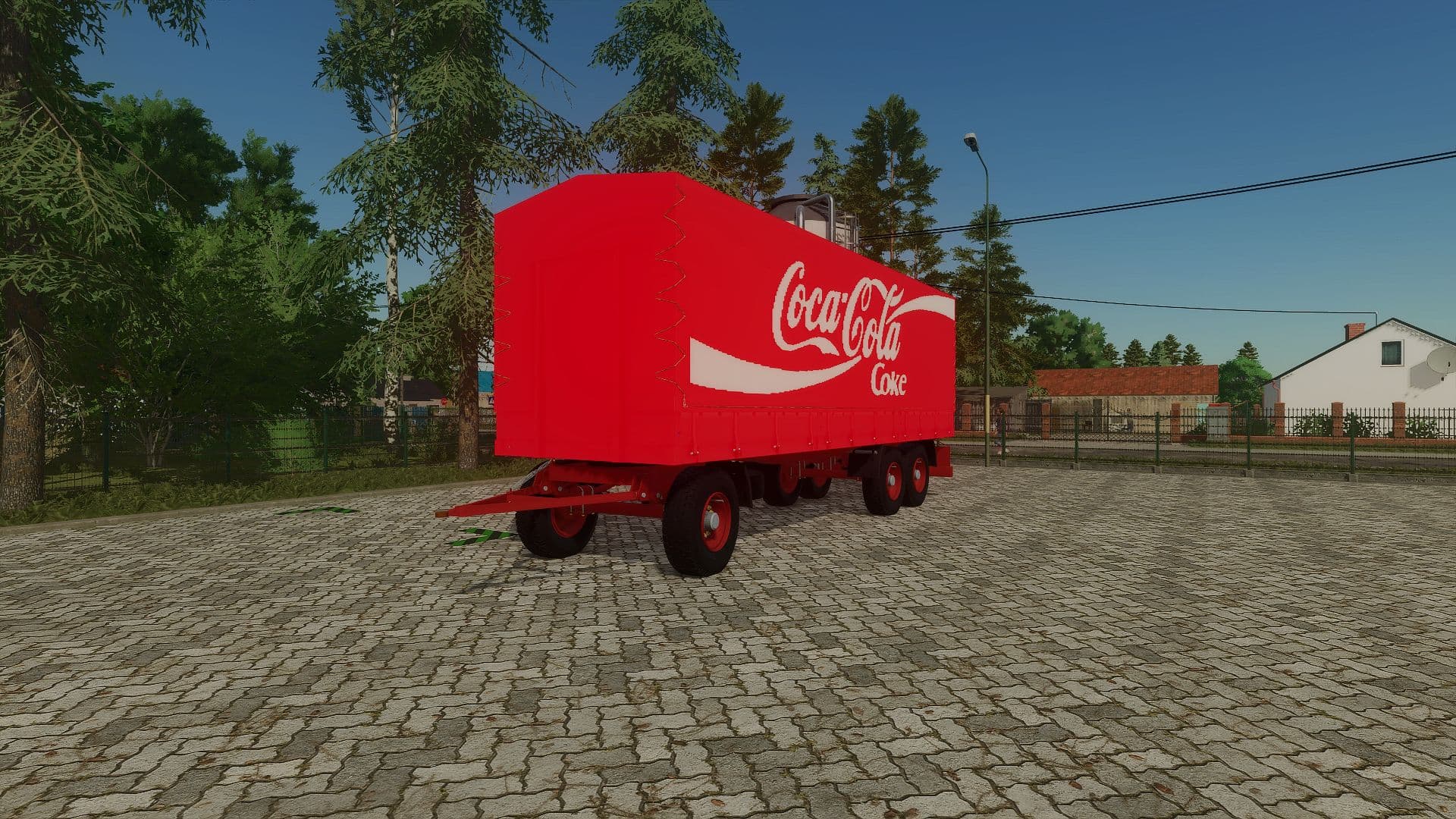 Coca-Cola truck trailer