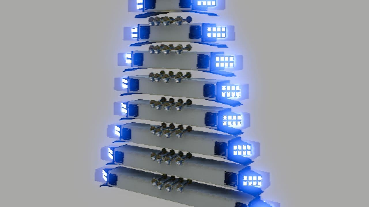 DBS3000 blue light (Prefab)