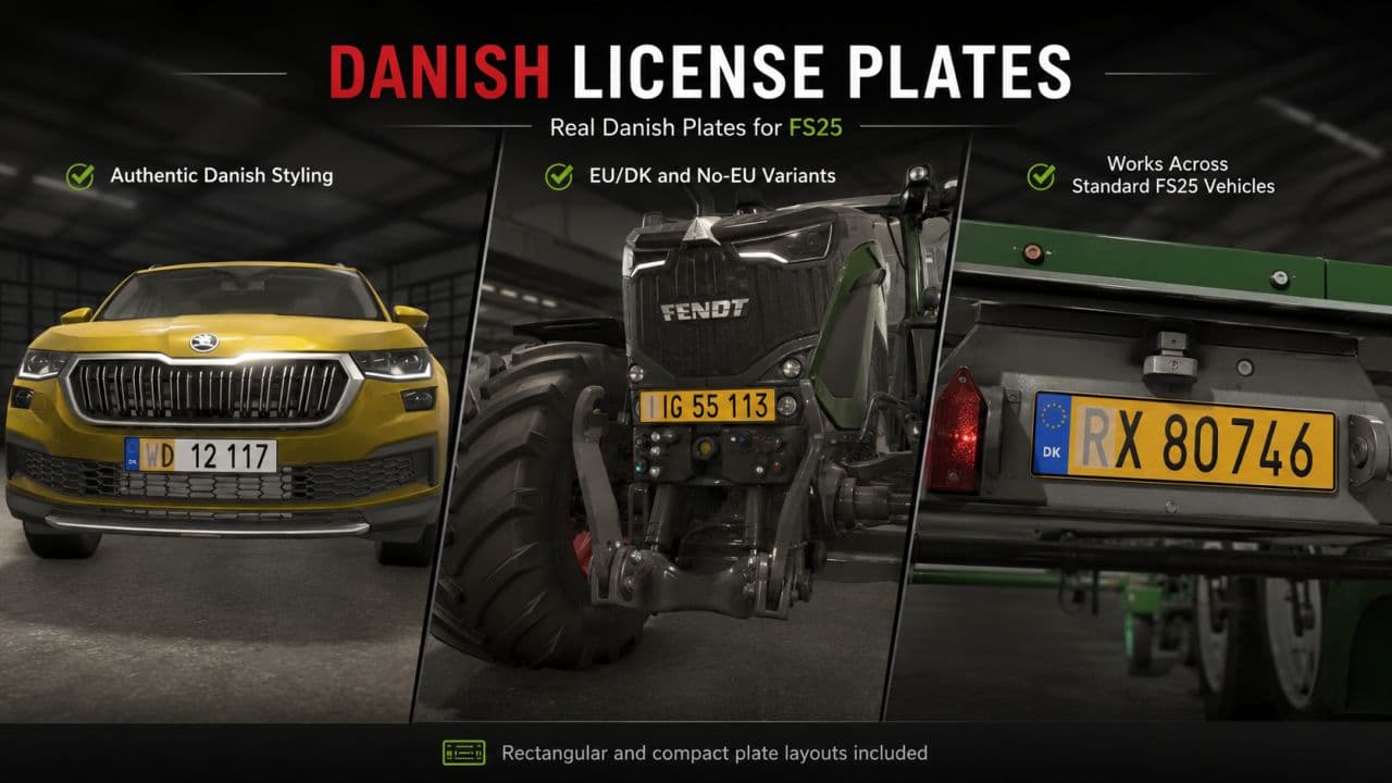 Danish License Plates 3
