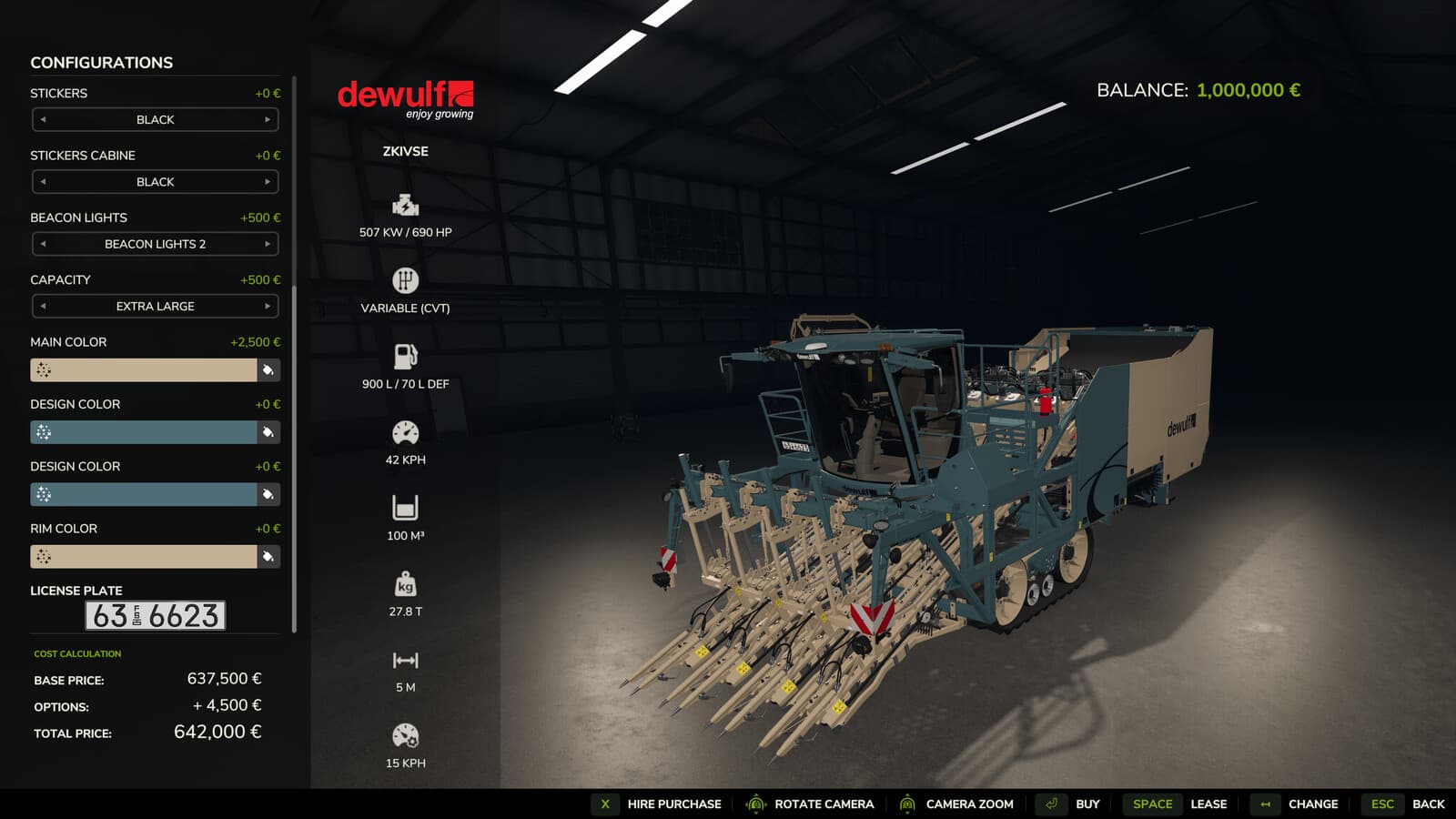Dewulf Vegetable Harvester 3