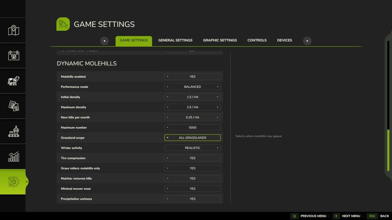 Dynamic molehills 2