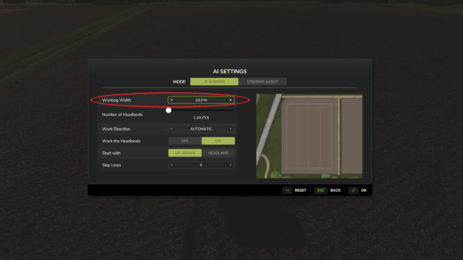 Fertilizer WorkWidth 3