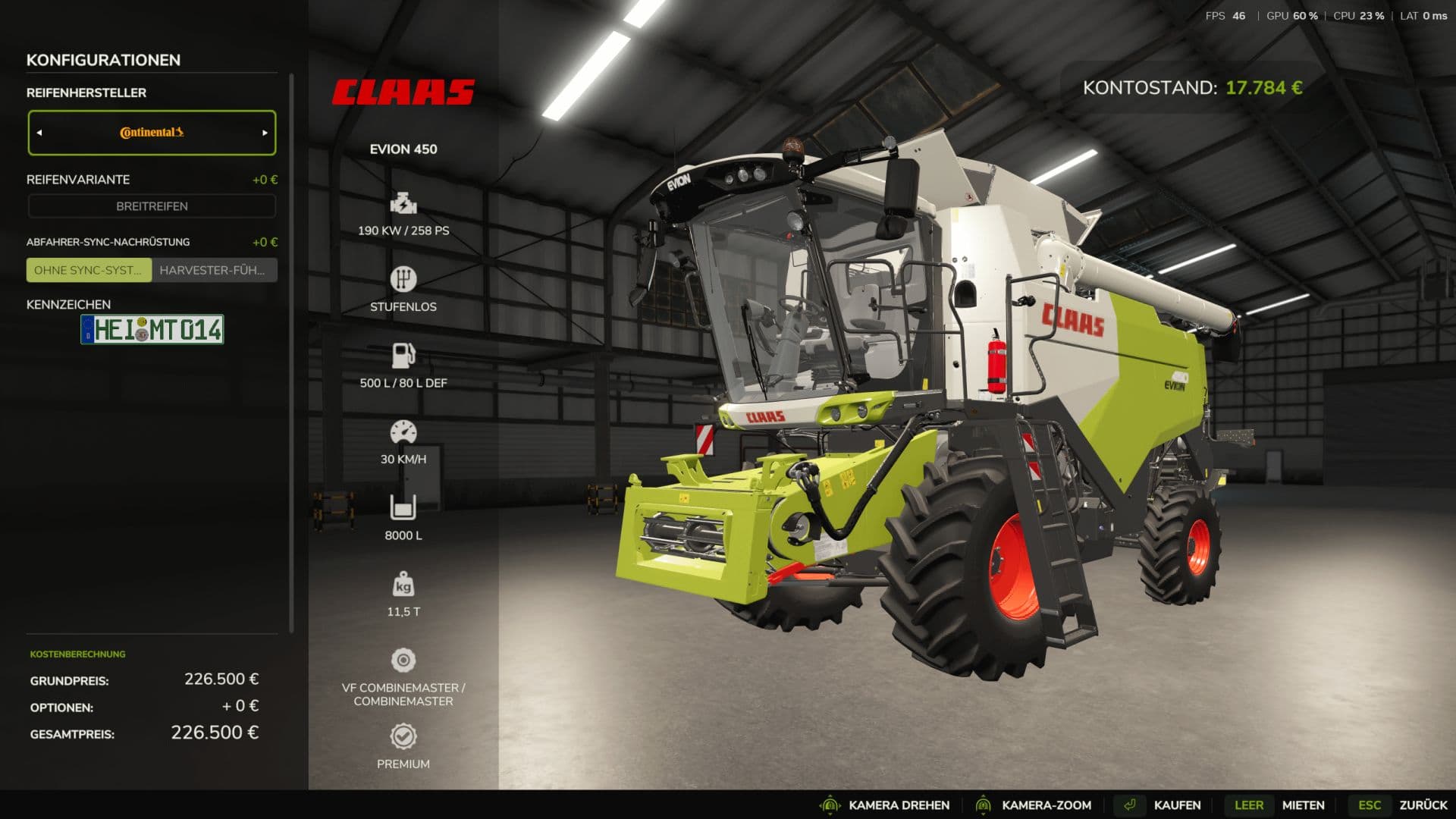 Harvester Unloader Sync 2
