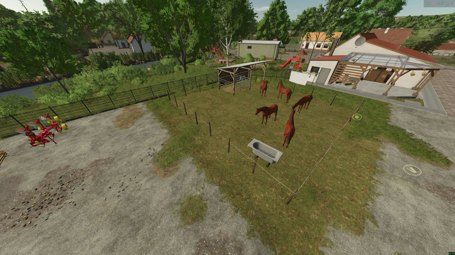 Home made horse stable 4