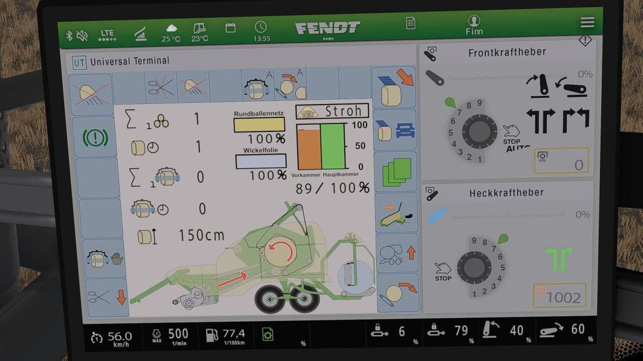 Krone Ultima isoBUS Screen (Prefab)