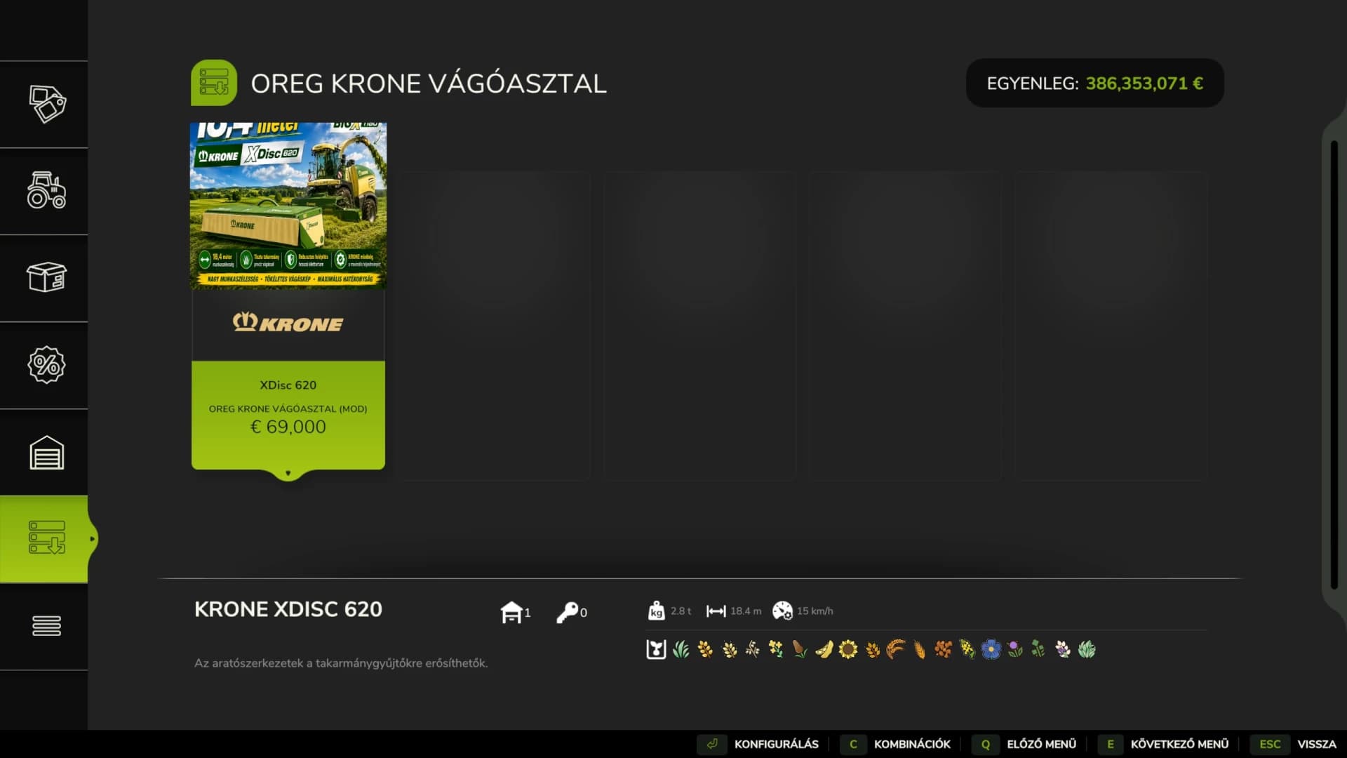 Krone XDisc 620 3