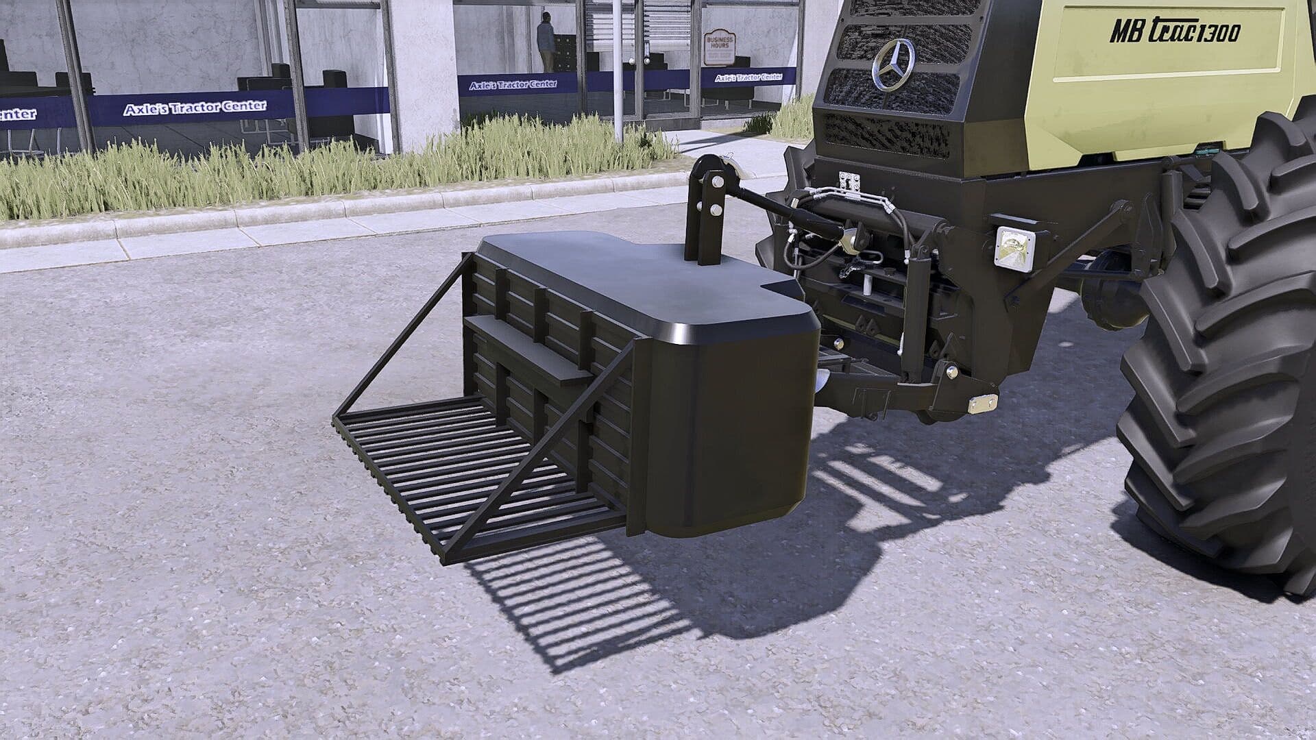 Lizard 1050 kg - front and rear weight 6