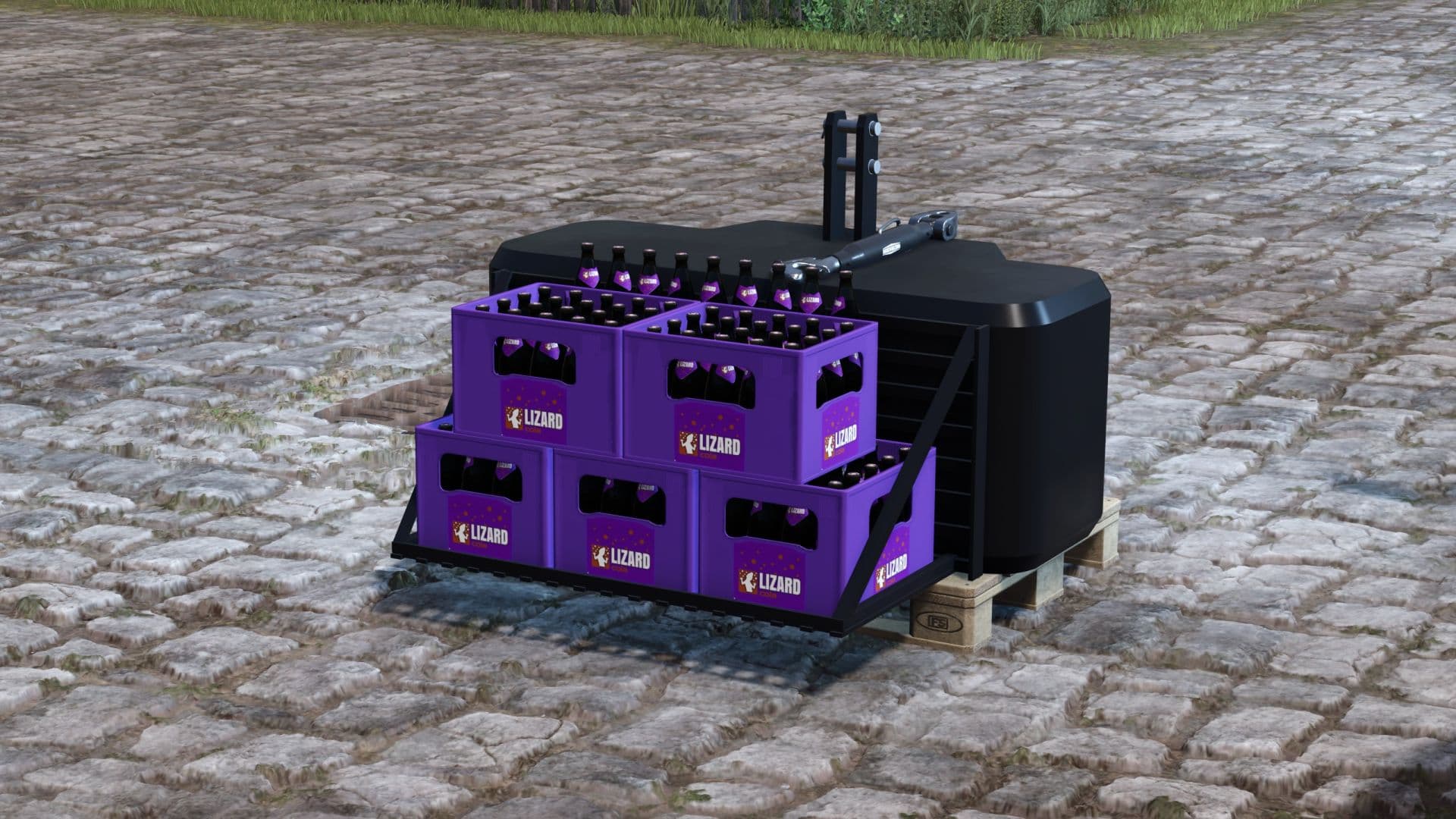 Lizard 1050 kg - front and rear weight 2