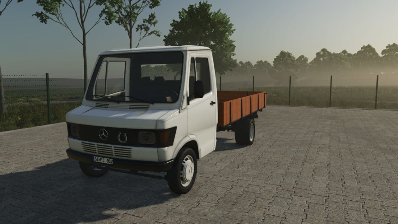 Mercedes Flatbed Truck