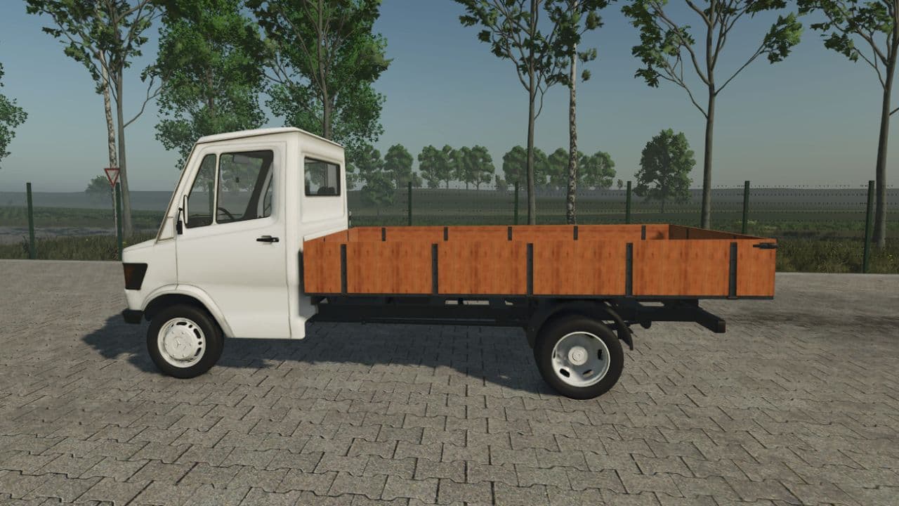 Mercedes Flatbed Truck 3
