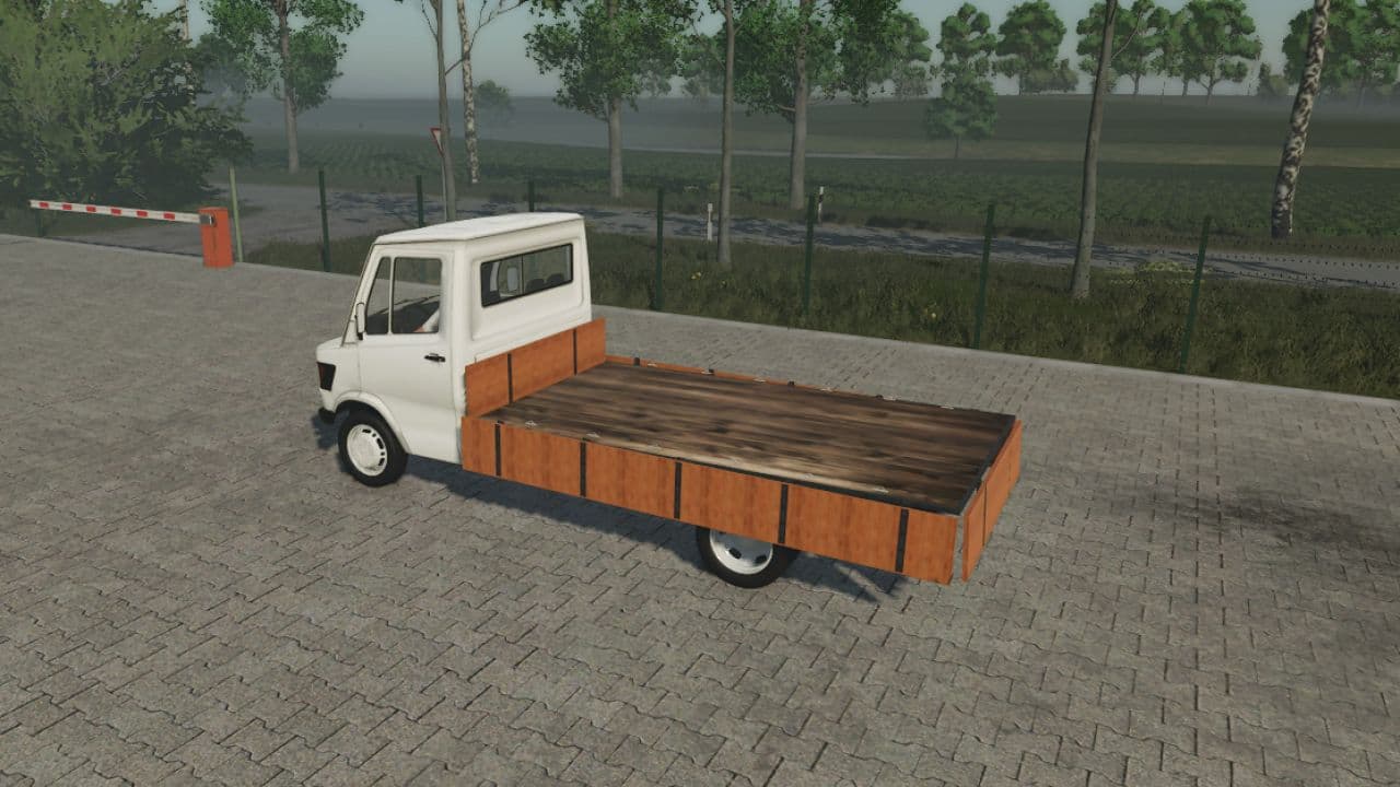 Mercedes Flatbed Truck 2