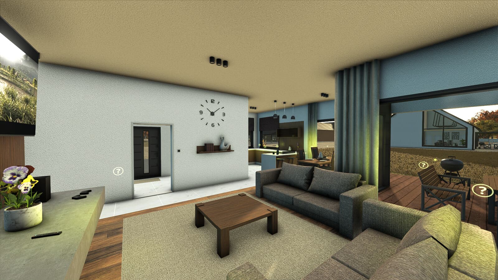 Modern House With Garage 5