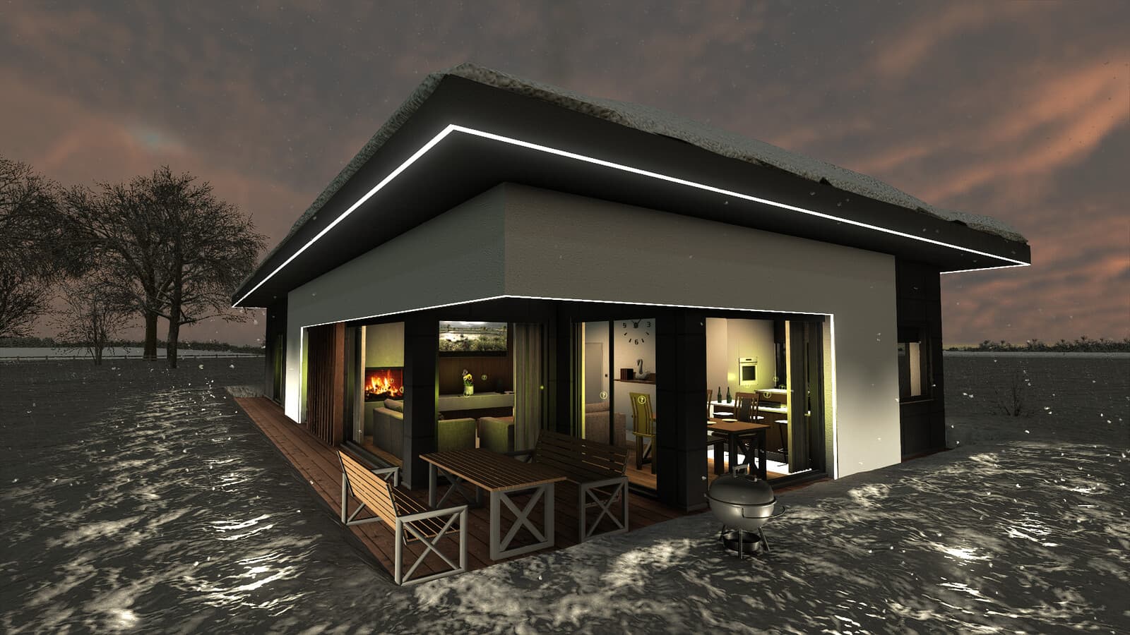 Modern House With Garage 2
