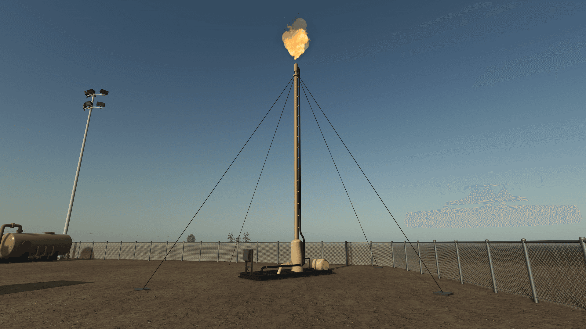Oilfield Working Flare