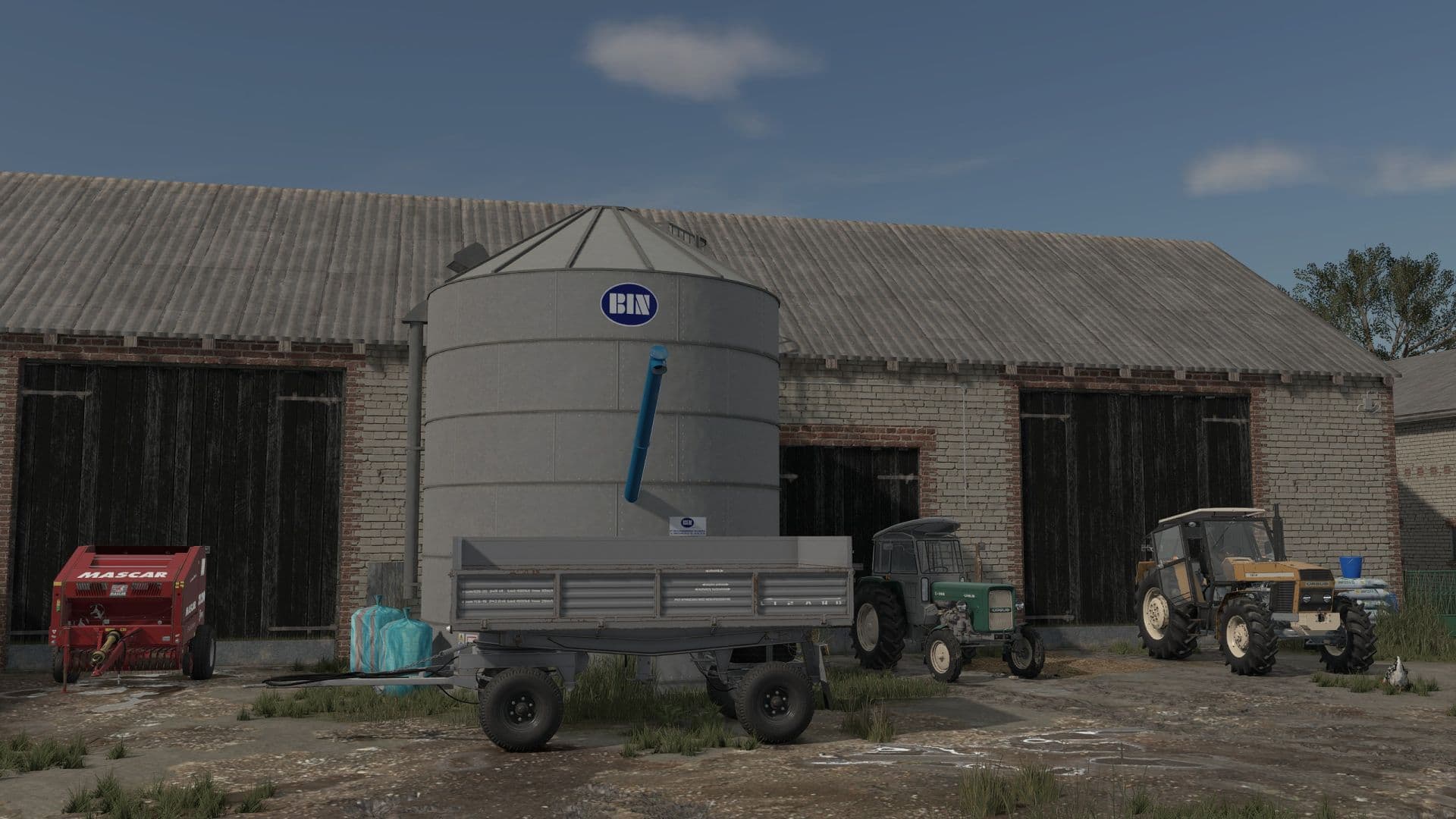 Polish Buildings With Cows 2