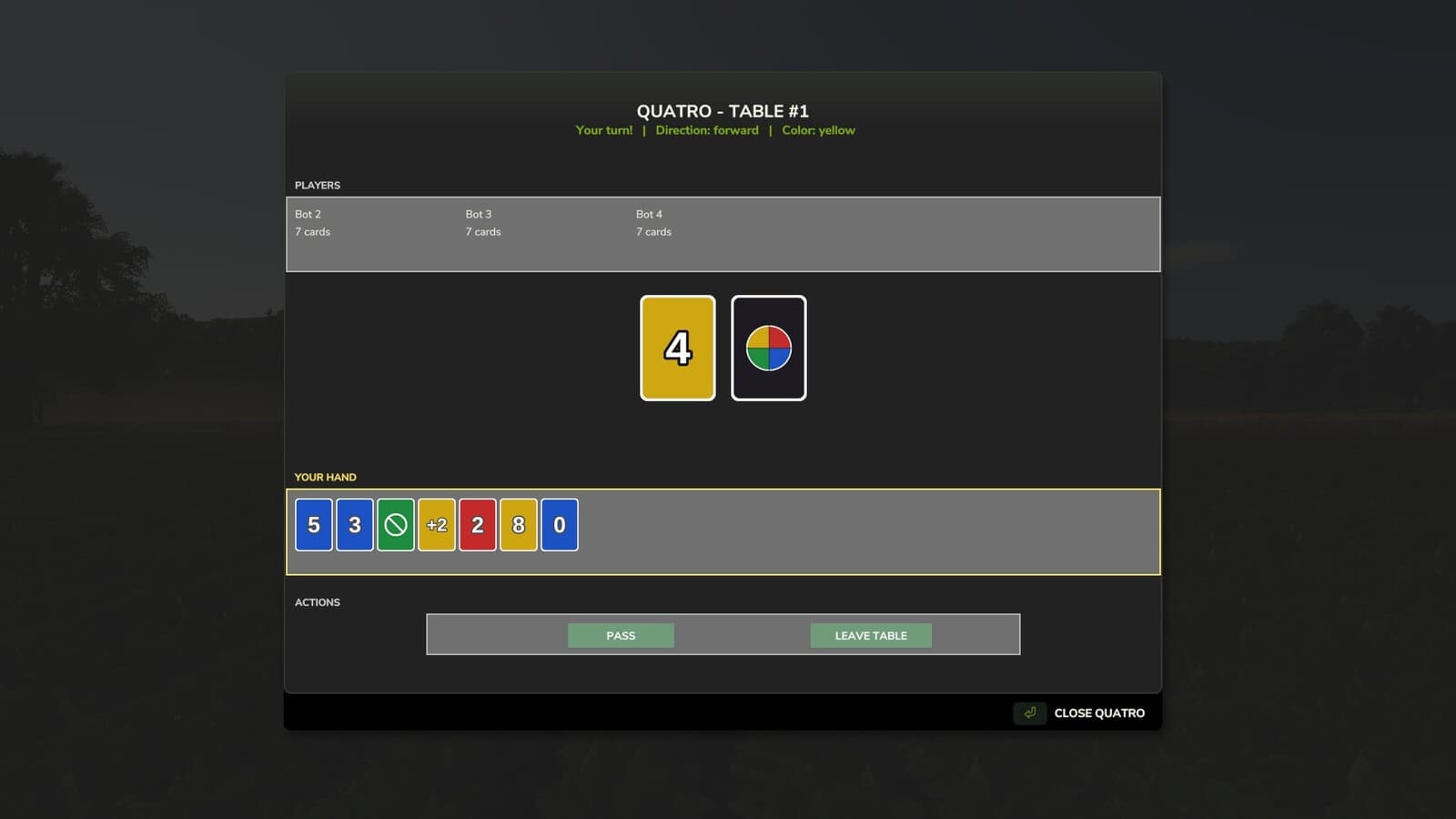 Quatro The Card Game 2