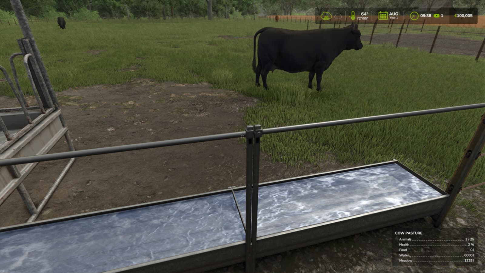 Rain Fills Water Troughs 2