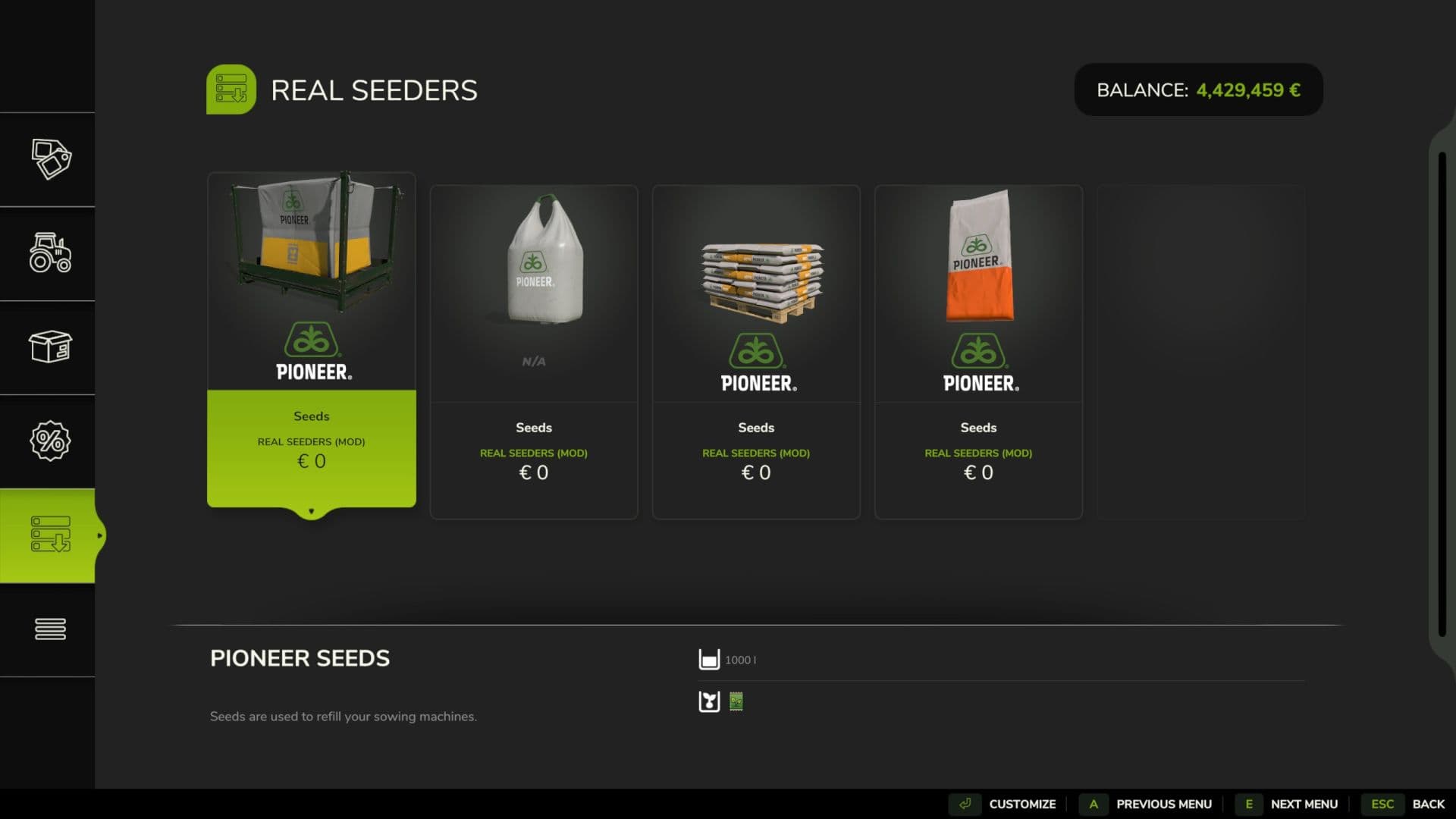 Realistic seed drills 4