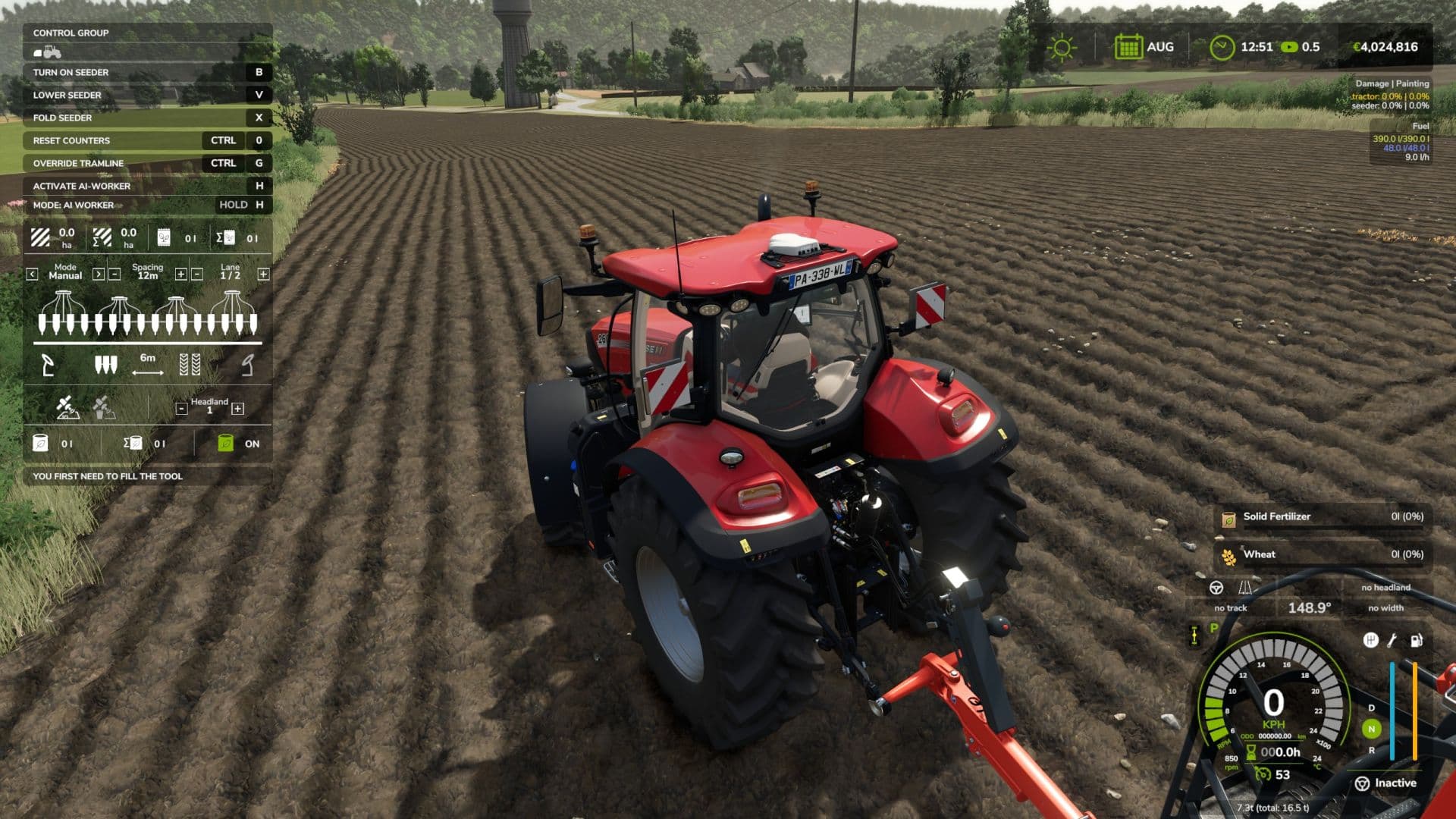 Realistic seed drills 2