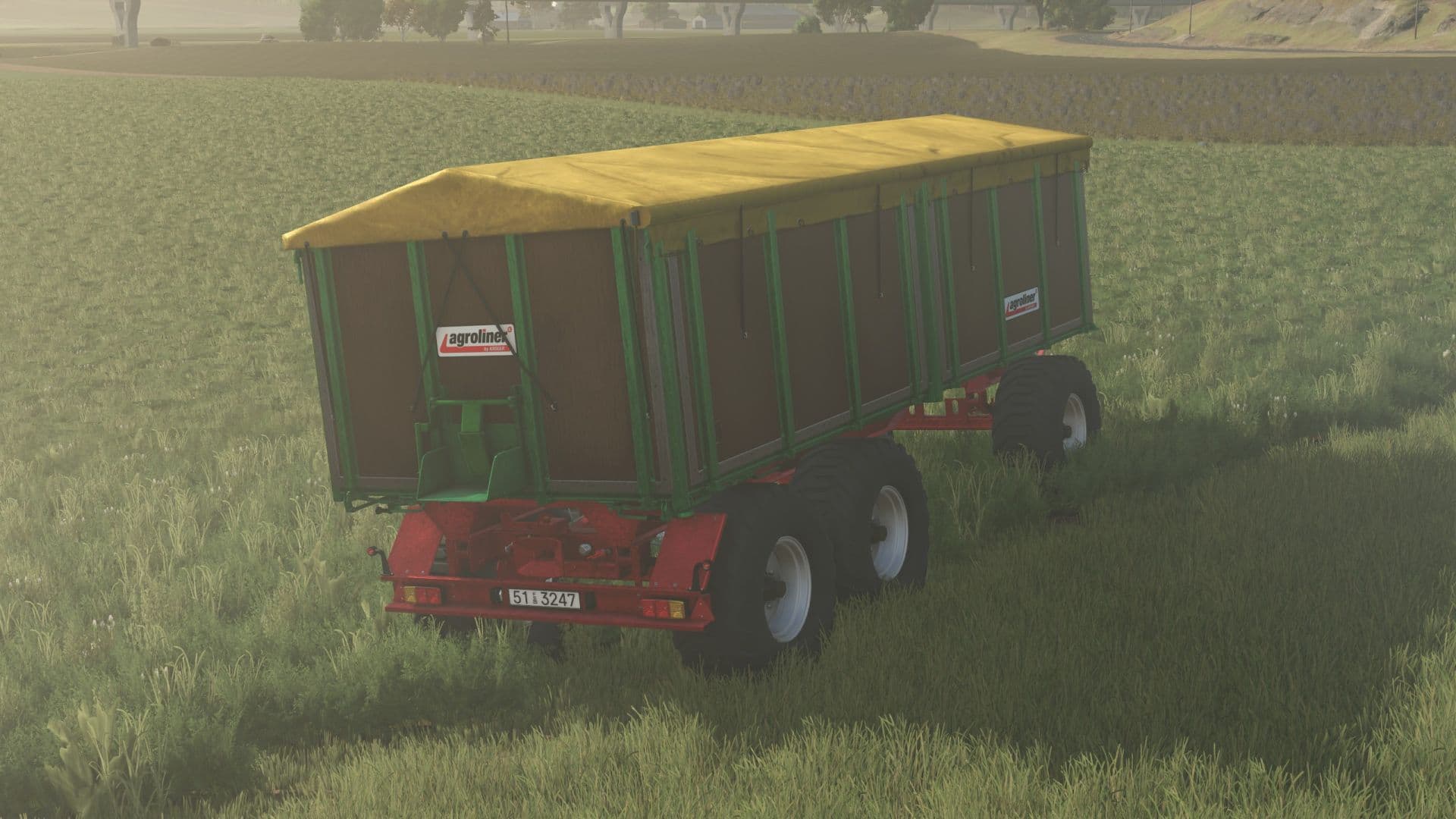 Retro Kröger HKD 402, 3-axle 2
