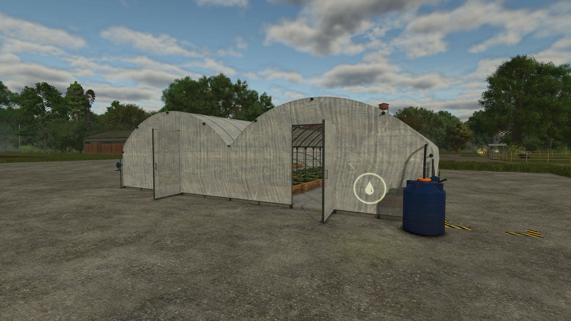 Seasonal greenhouse growth