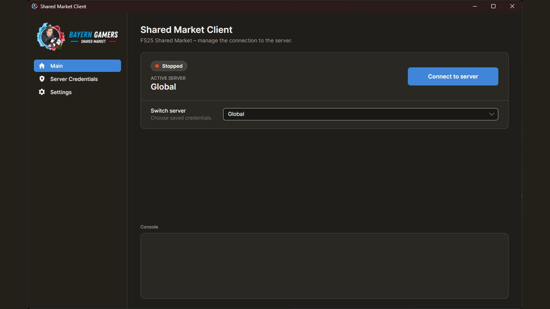 Shared market client
