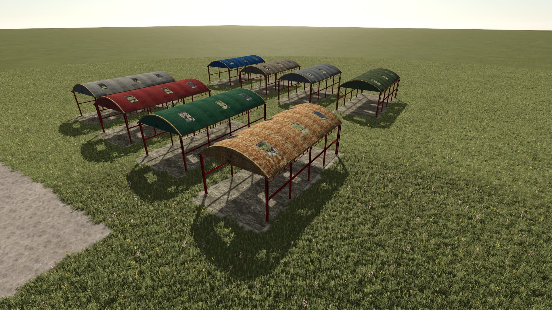 Small Dutch Barn Shed Pack 4
