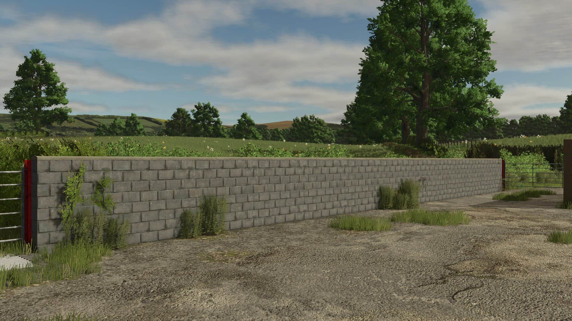 UK/Irish Concrete / Stone Walls Pack 4