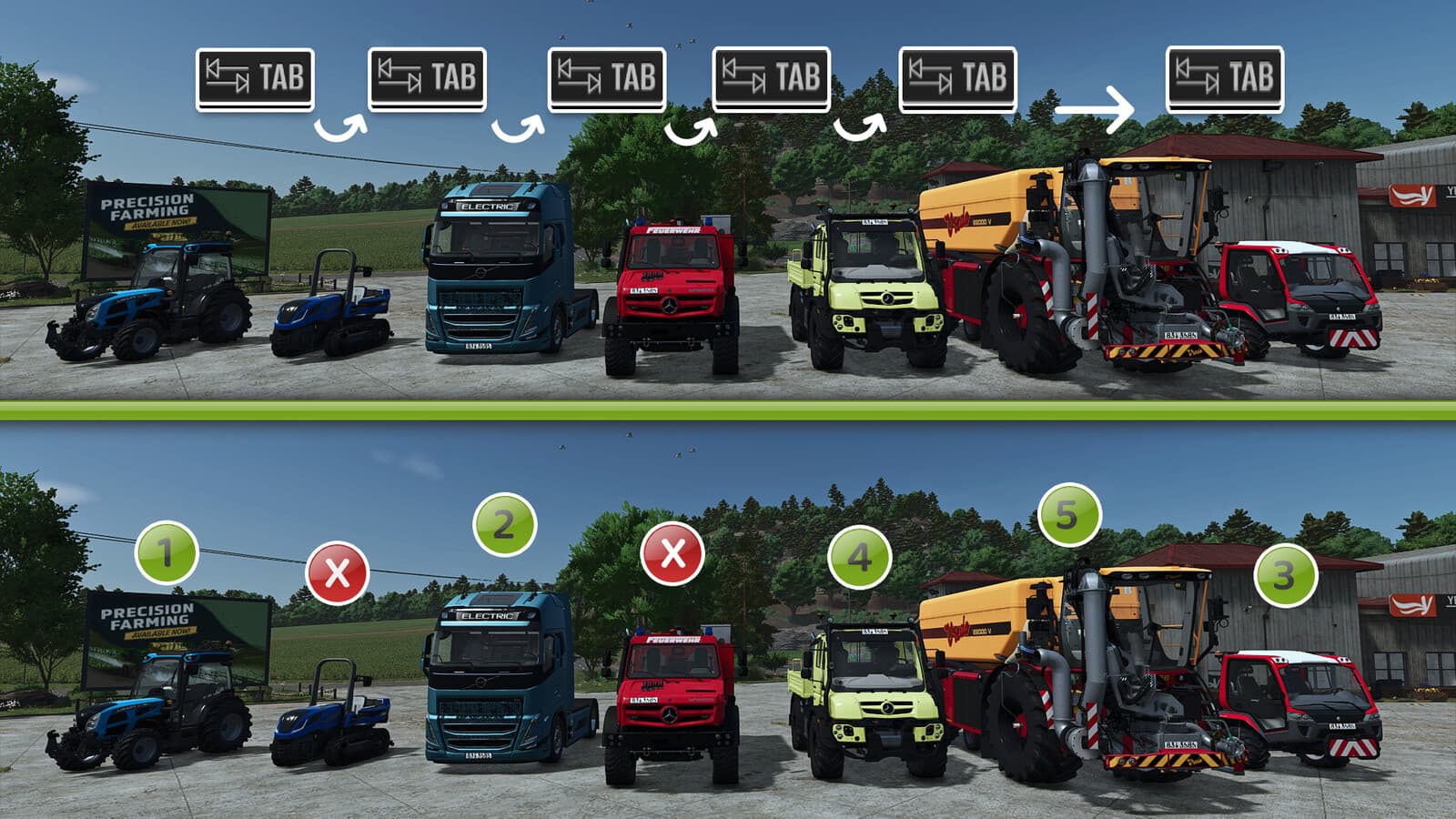 Vehicle Tab Sorting 3