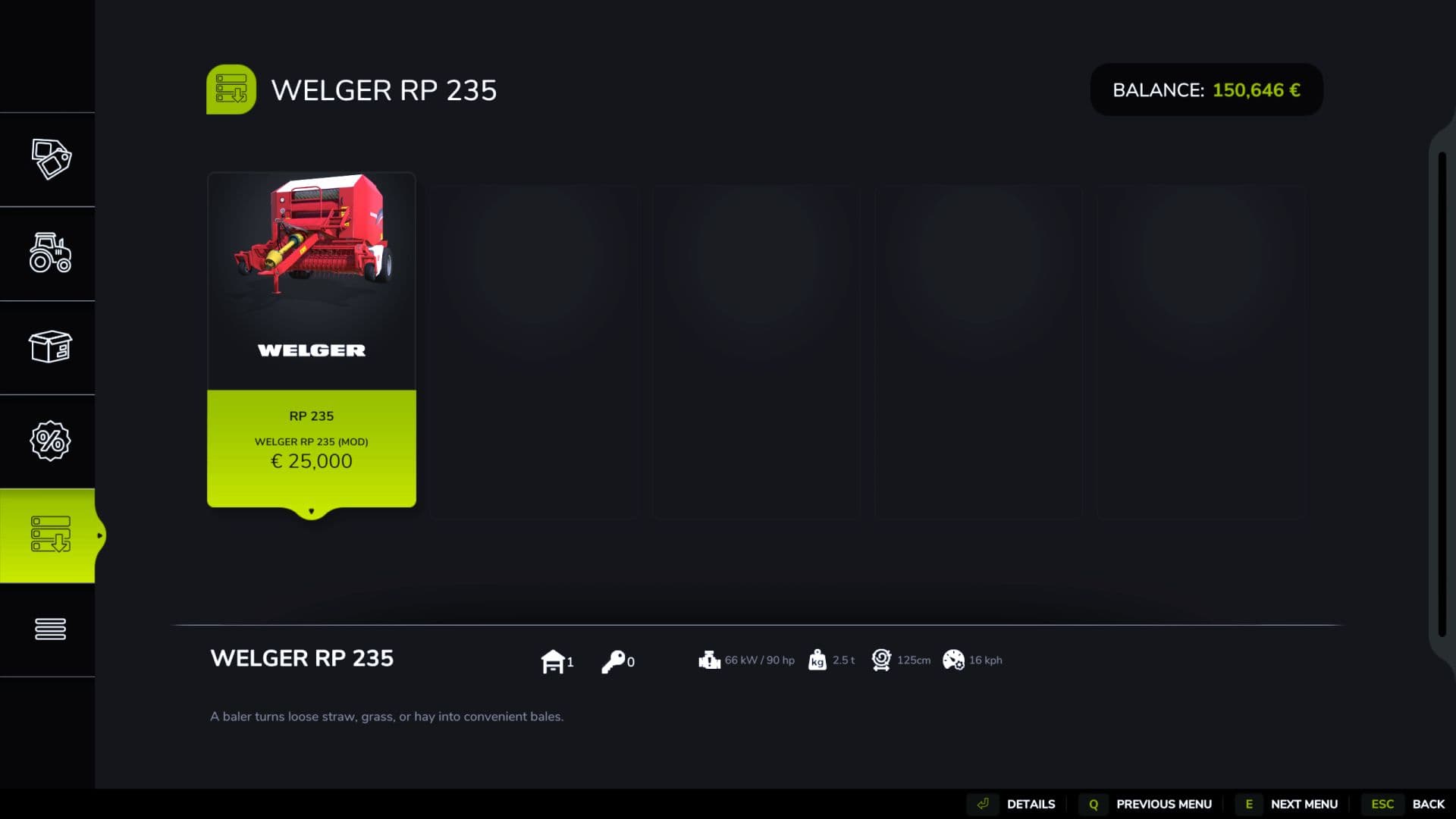 Welger RP 235 Profi 2