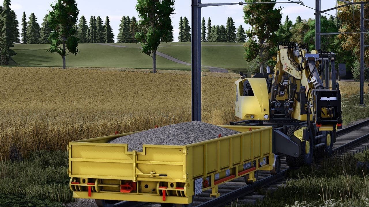 Windhoff SKL rail trailer