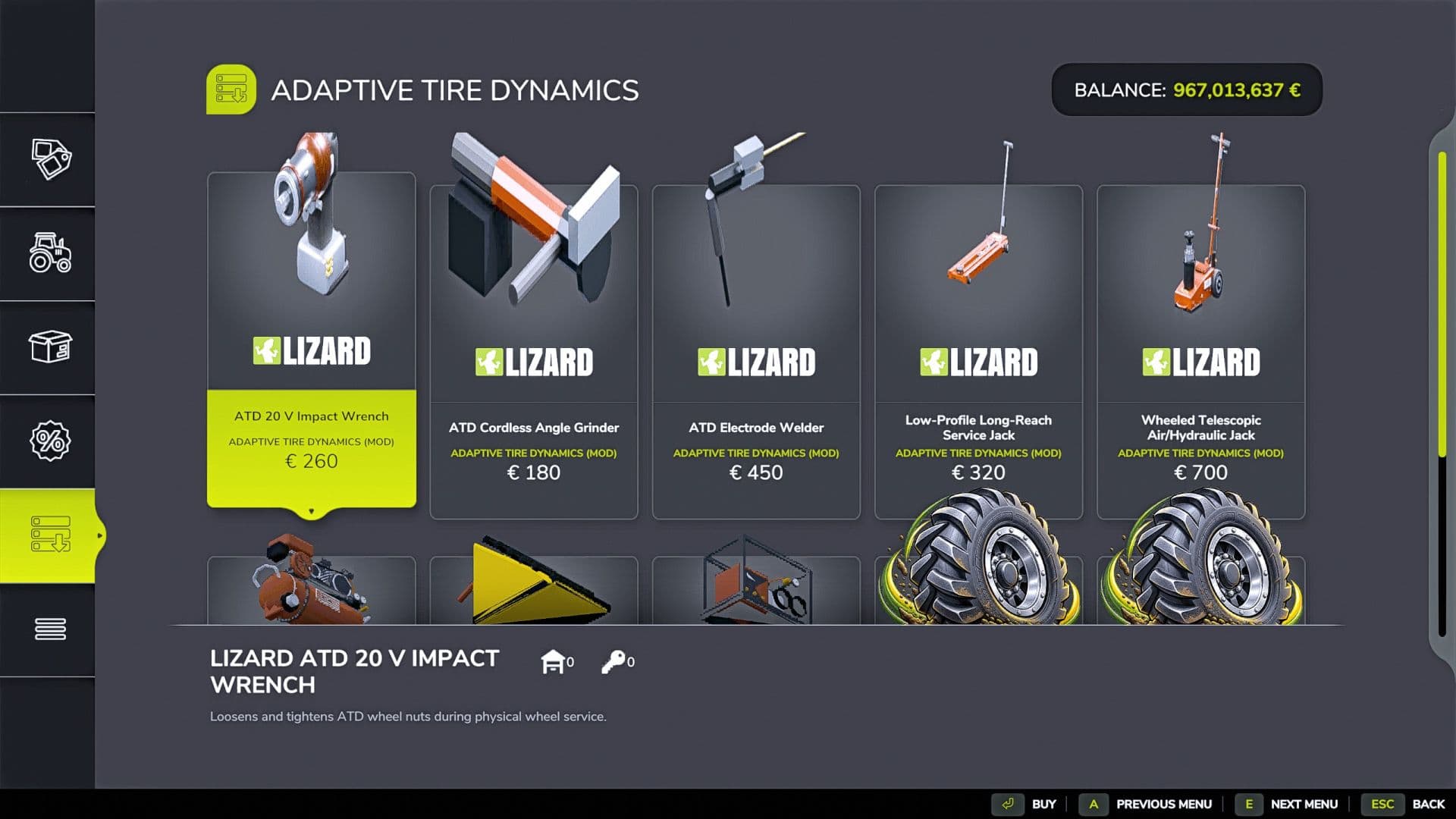 Adaptive Tire Dynamics 3